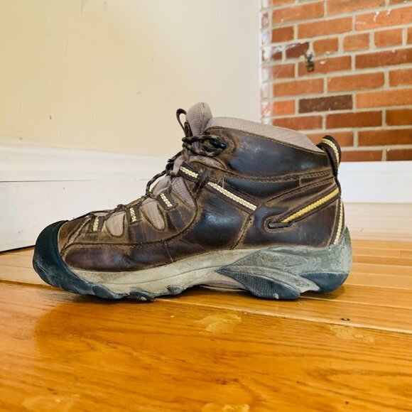 Mens Keen Targhee Waterproof Brown Hiking Shoes! Size 8 main image 5